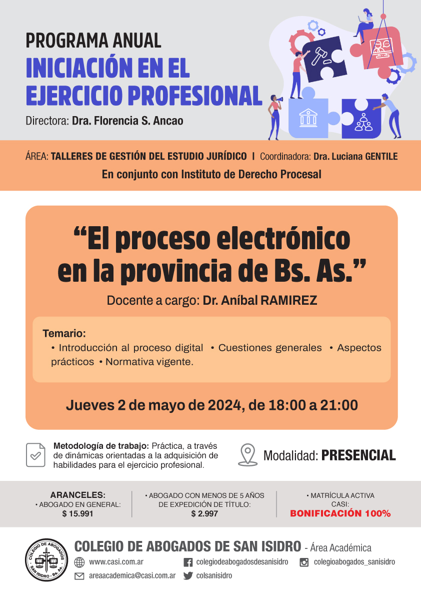 El proceso electronico en la provincia de Bs As