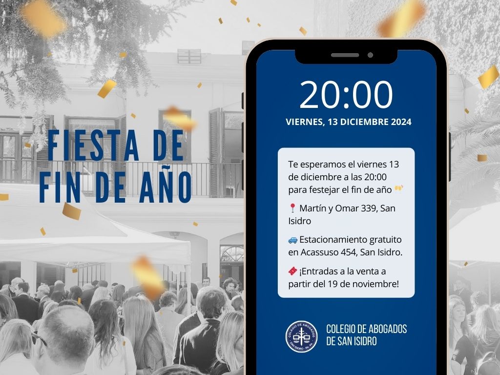 Fin de año 2024, festejaremos el viernes 13 de diciembre