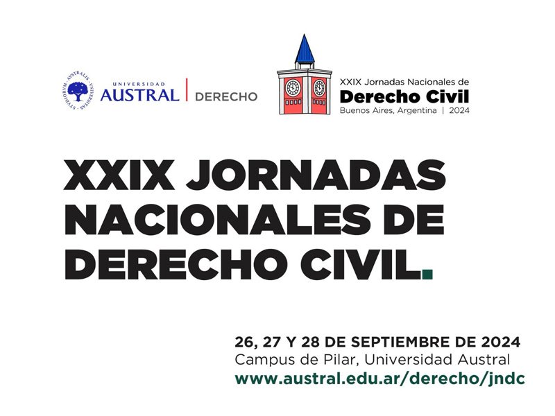 XXIX Jornadas Nacionales de Derecho Civil