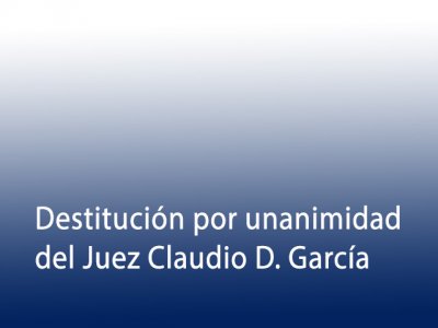 Destitución por unanimidad del juez de Familia de Olavarría, Claudio Daniel García.