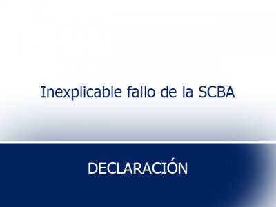 Ley de honorarios y dignidad profesional: inexplicable fallo de la S.C.B.A.